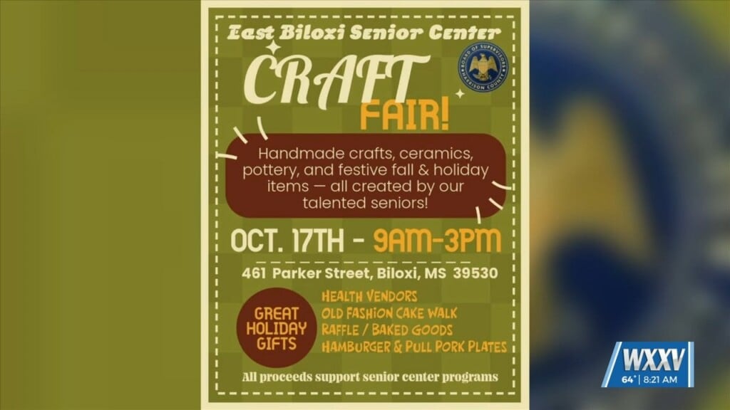 Senior Craft Fair At East Biloxi Senior Center