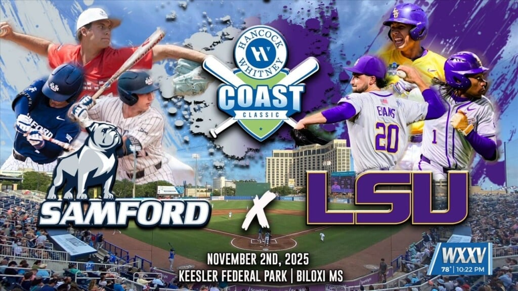 Defending Champion Lsu Tigers Heading To Keesler Federal Park For Hancock Whitney Classic
