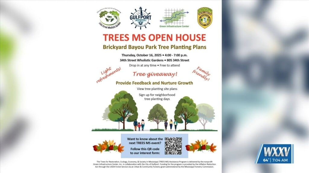 Trees Ms Open House For Brickyard Bayou Tree Planting Plans In Gulfport