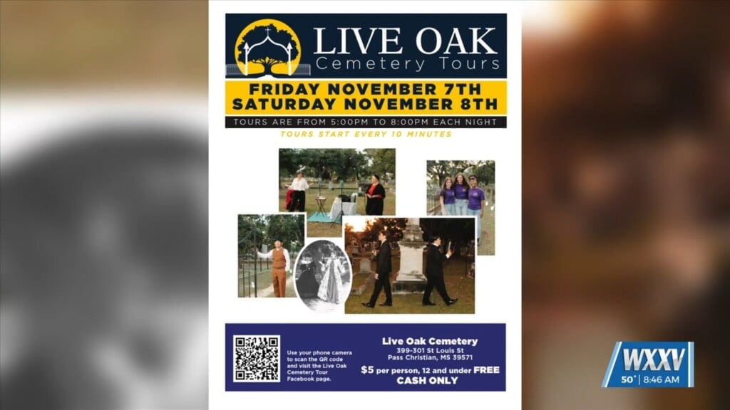 Live Oak Cemetery Tours In Pass Christian