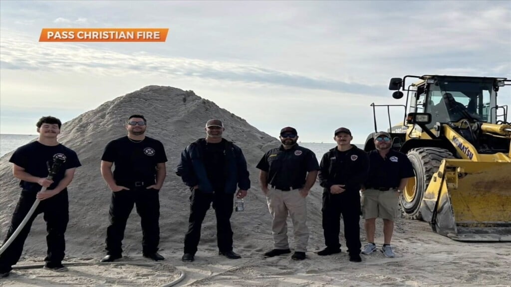 Sandyman Is Back On The Beach In Pass Christian