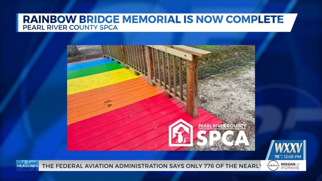 Pearl River County Spca Announces Completion Of Rainbow Bridge Memorial
