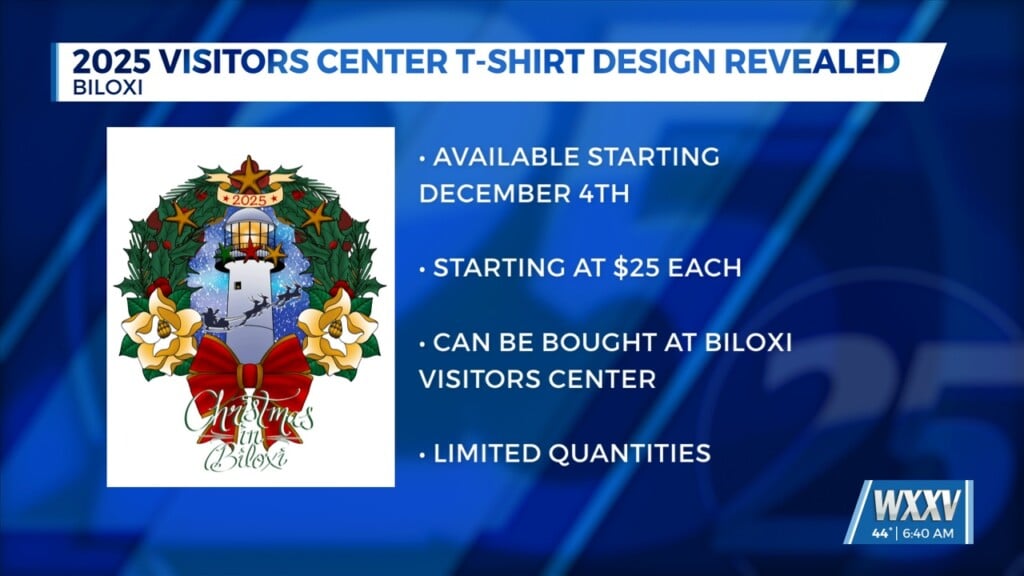 2025 Biloxi Visitors Center Shirt Design Revealed