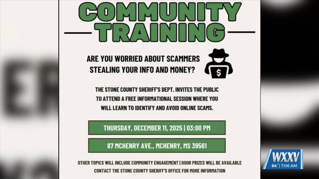 Stone County Sheriff’s Department Hosting Community Training