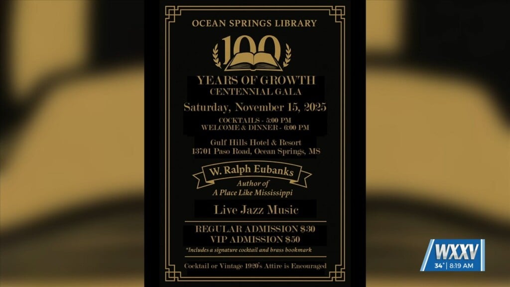 Ocean Springs Municipal Library Celebrating 100 Years