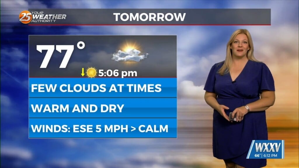 Dry Thursday, Showers Possible Friday