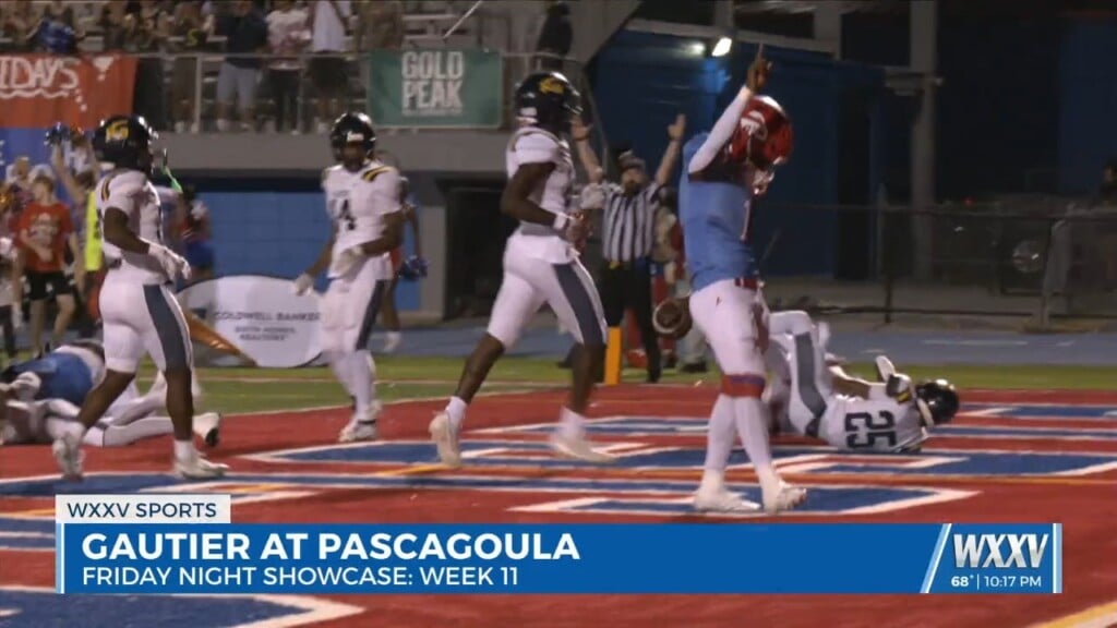 Pascagoula Takes Down Gautier 49 12 To Win Singing River Classic, Will Host First Round Of Playoffs Next Week