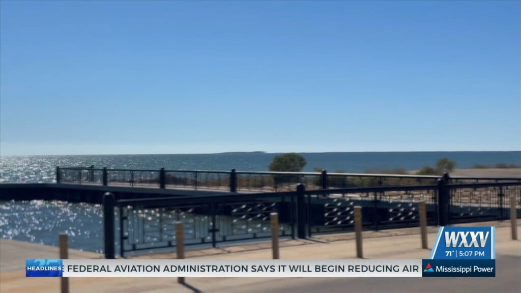 Progress Continues On Beach Park Bridge And Pier In Pascagoula