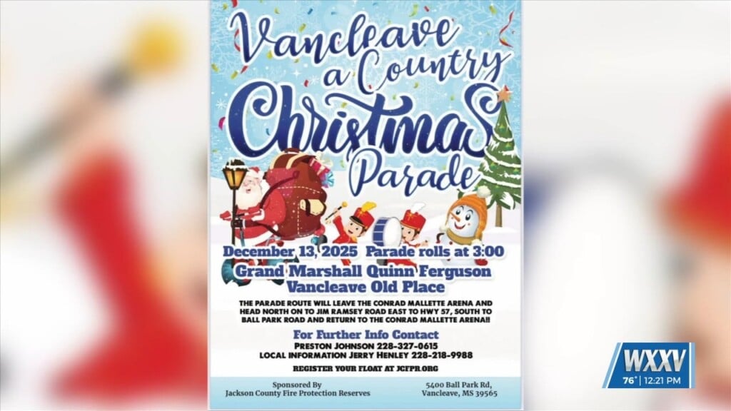 Vancleave County Christmas Parade Rolls December 13