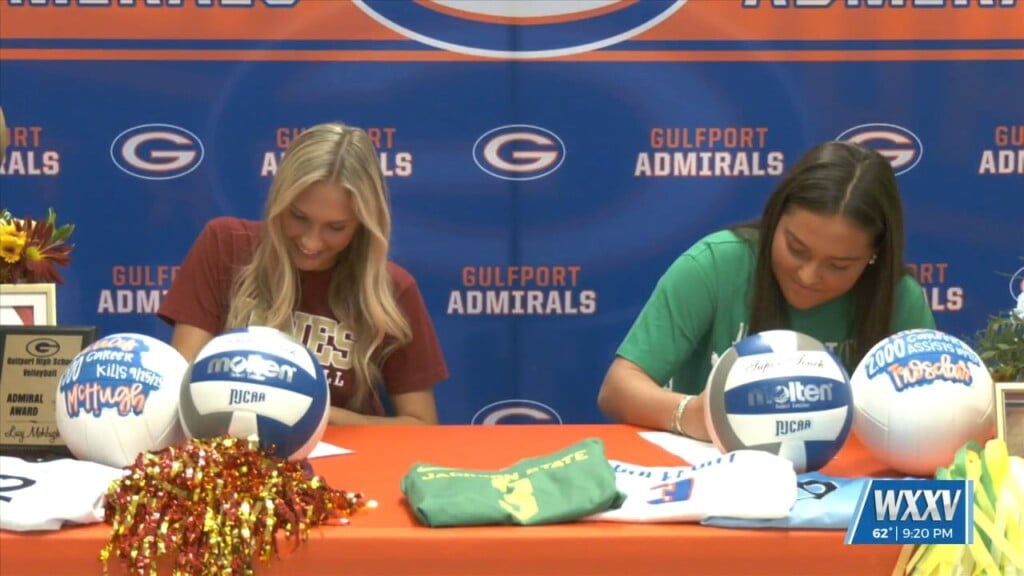 Gulfport Volleyball Duo Signs Collegiate Scholarships!