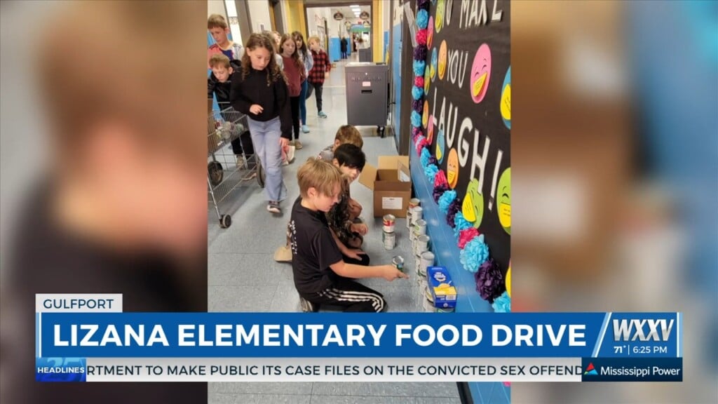 Lizana Elementary Students Collect Food Donations