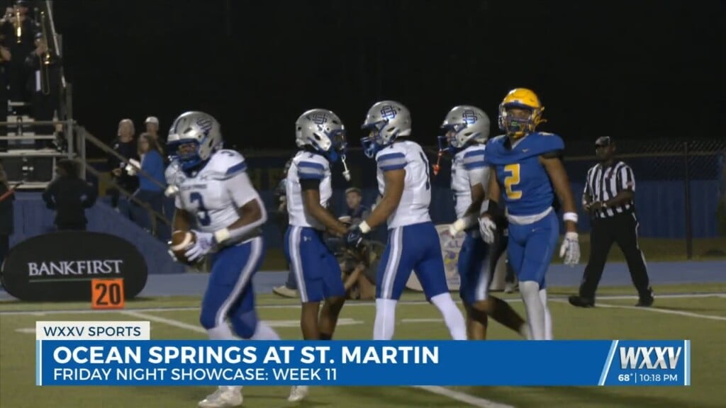 Ocean Springs Takes Down St. Martin 49 21, Clinches Second Seed In 7a Region 4 Playoffs