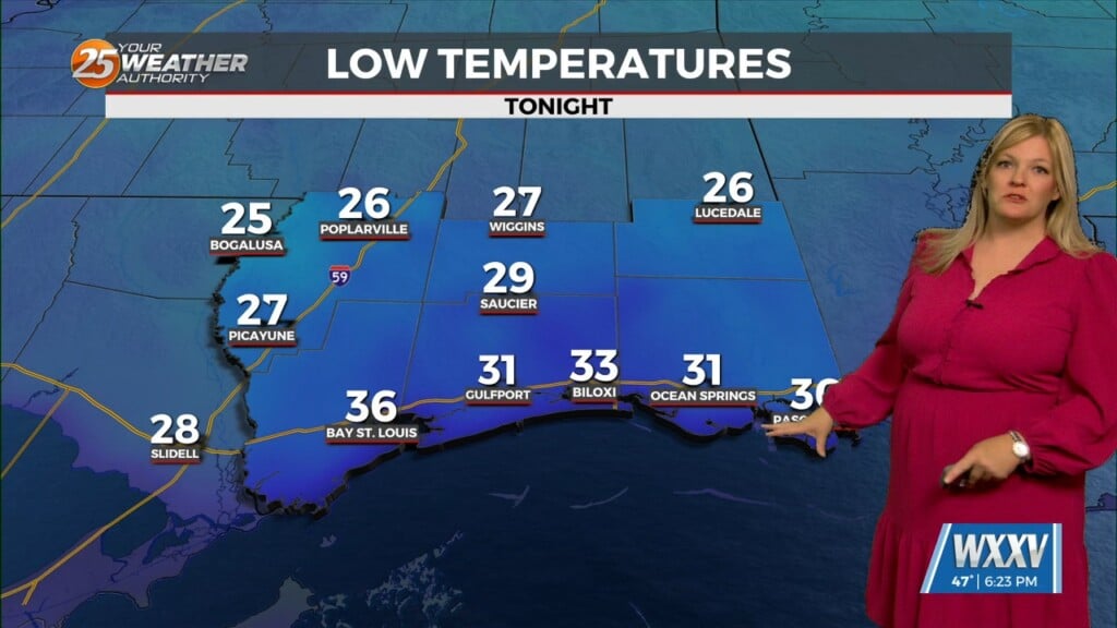 Below Freezing Temperatures Expected On Tuesday Morning