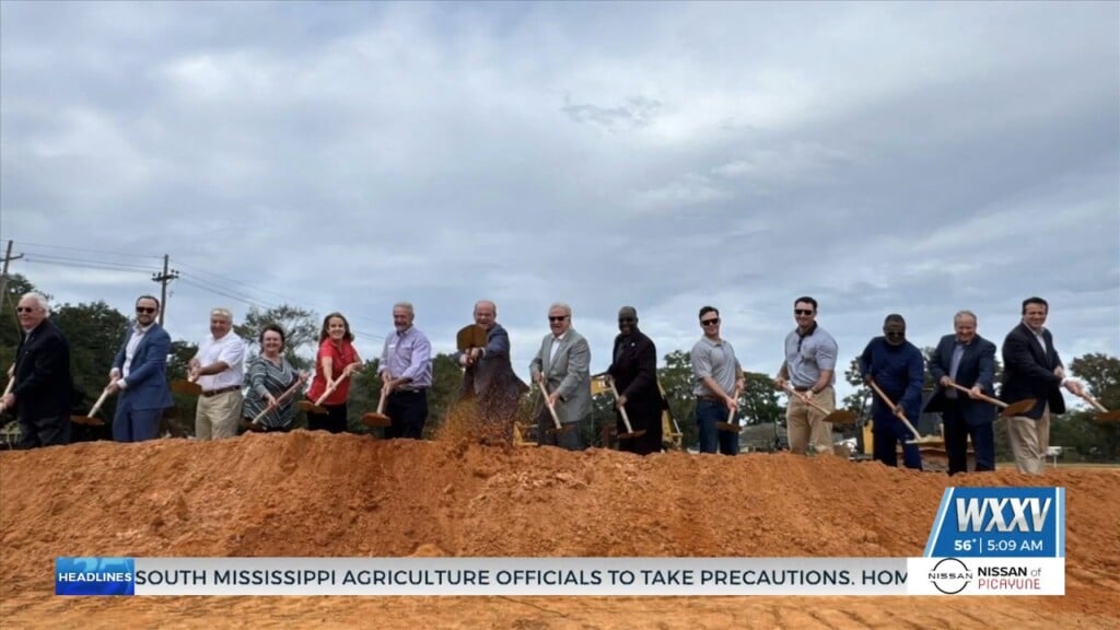 Groundbreaking For Ice House Site Development In Pascagoula