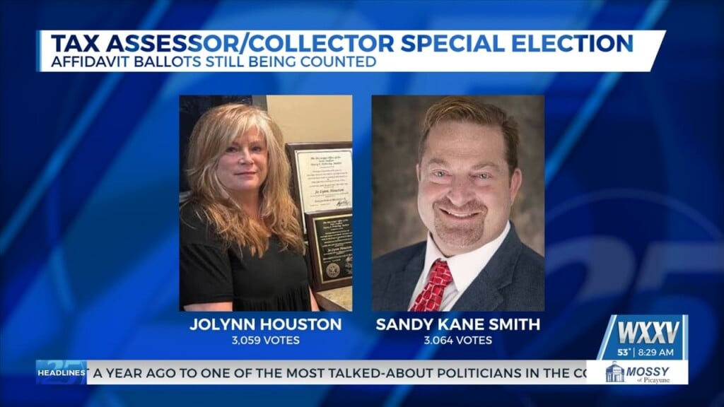 Tax Assessor/collector Special Election In Pearl River County