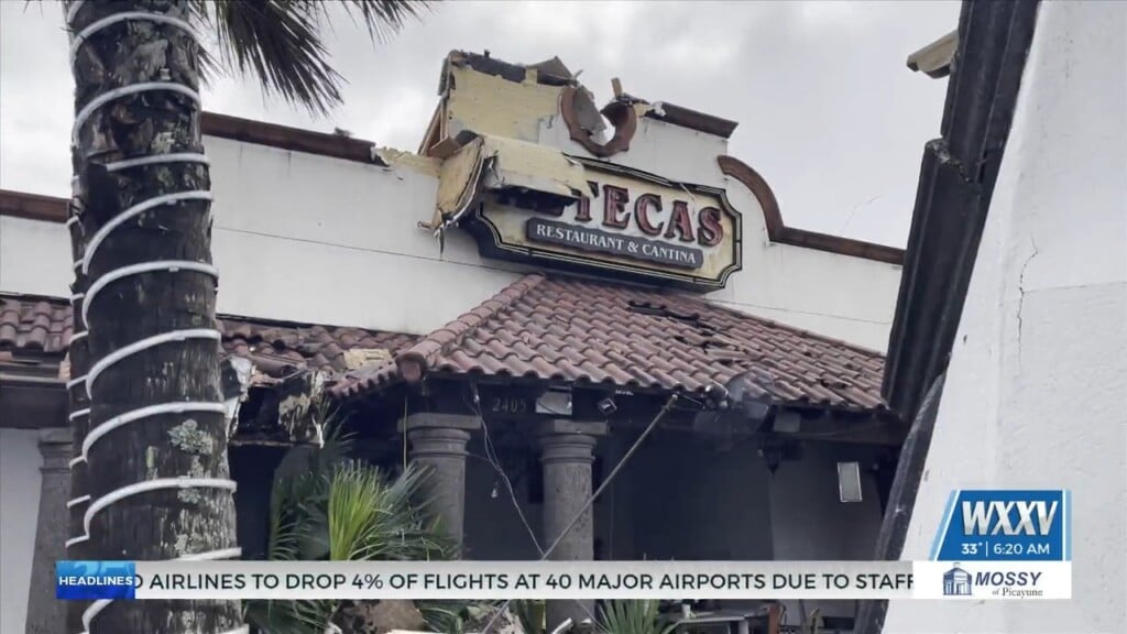 Aztecas In Gautier Works To Rebuild After Tornado; Hopes To Open Early Next Year