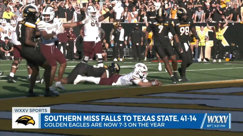 Southern Miss Falls To Texas State, 41 14