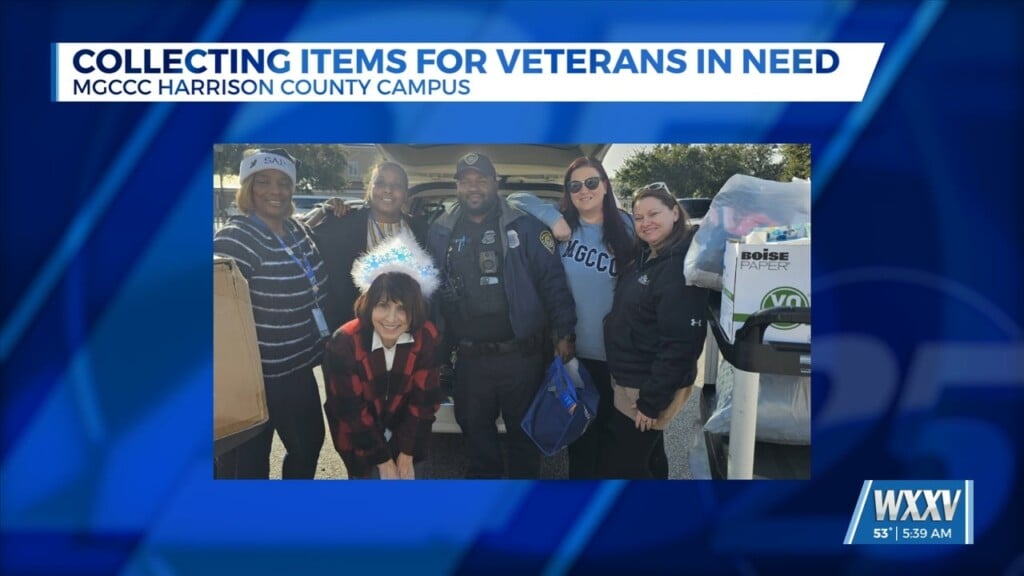 Mgccc Students Veterans Of America Chapter Gives Back To Veterans In Need