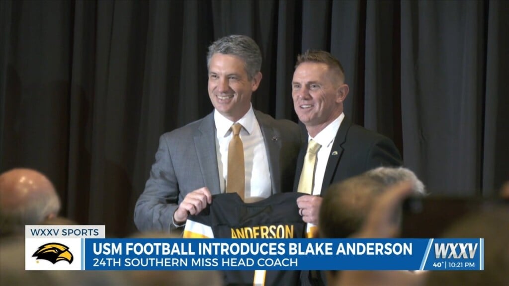 Usm Football Introduces Blake Anderson