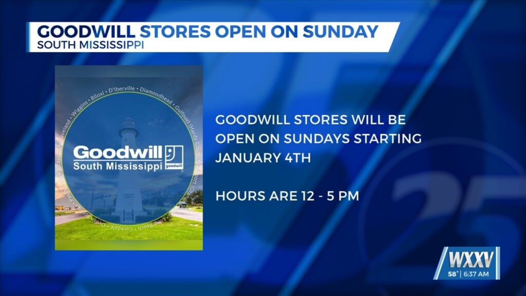 Goodwill Of South Mississippi Stores To Open On Sundays