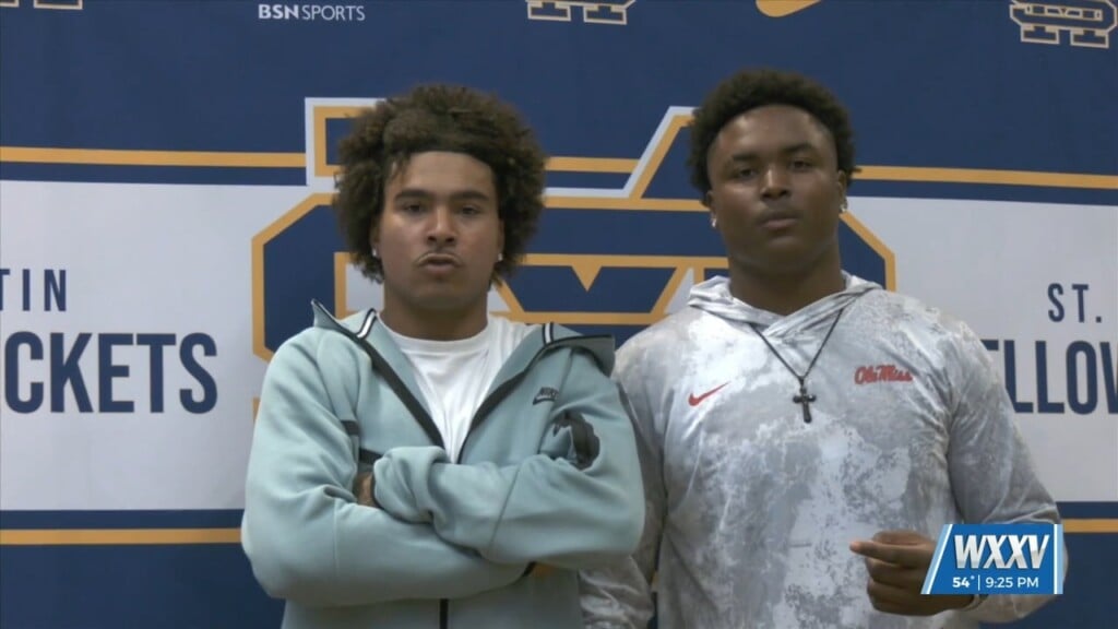 St. Martin's Jayden Curtis And Yuself Colding Sign To Play Football At The Next Level!