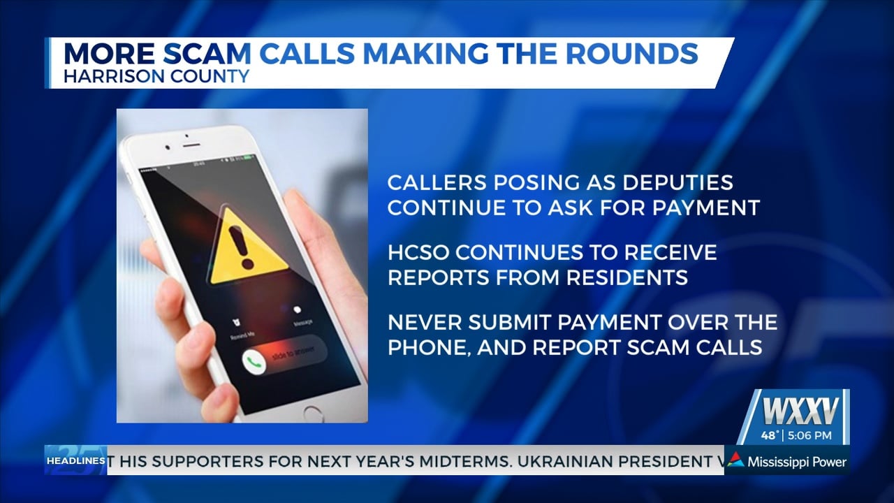 More scam calls making the rounds in Harrison County - WXXV News 25