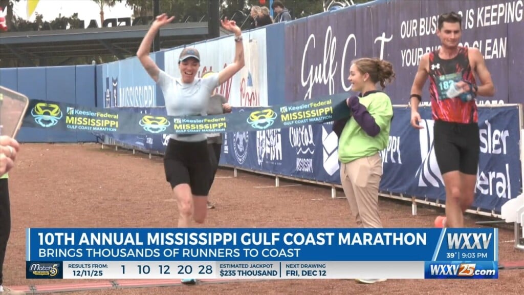 10th Annual Mississippi Gulf Coast Marathon Brings Thousands Of Racers To Coast