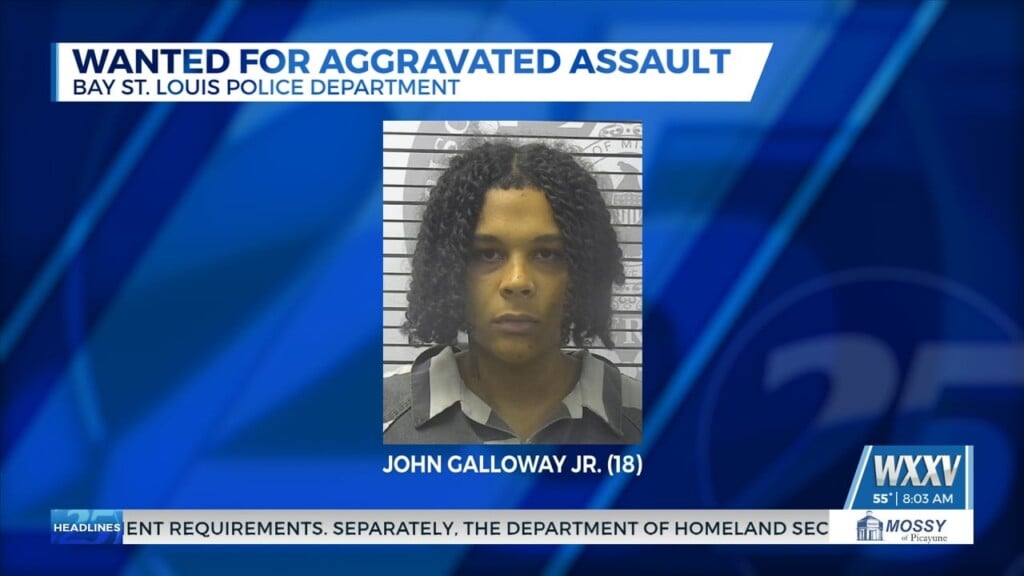 Bay St. Louis Pd Searching For Suspect Wanted For Aggravated Assault