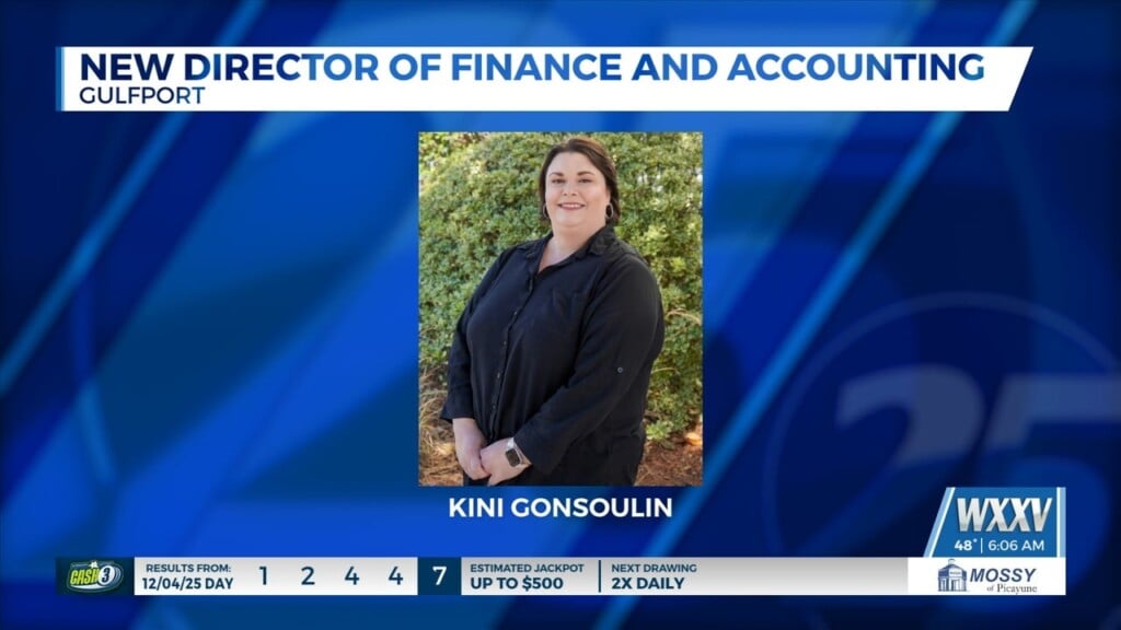 New Director Of Finance And Accounting For The City Of Gulfport Announced