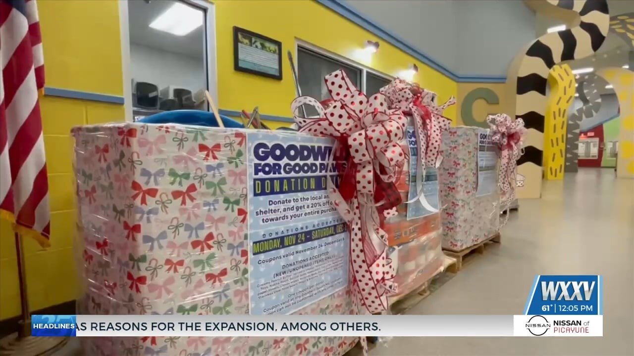 Goodwill makes major donation to Humane Society of South Mississippi