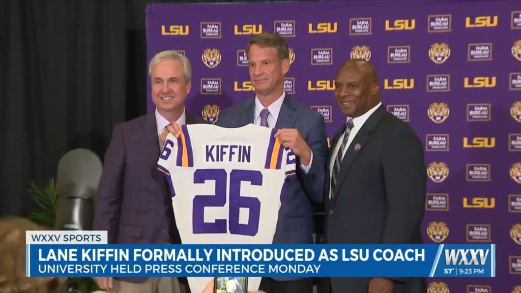Lane Kiffin Makes First Appearance As Lsu Head Coach At Introductory Press Conference