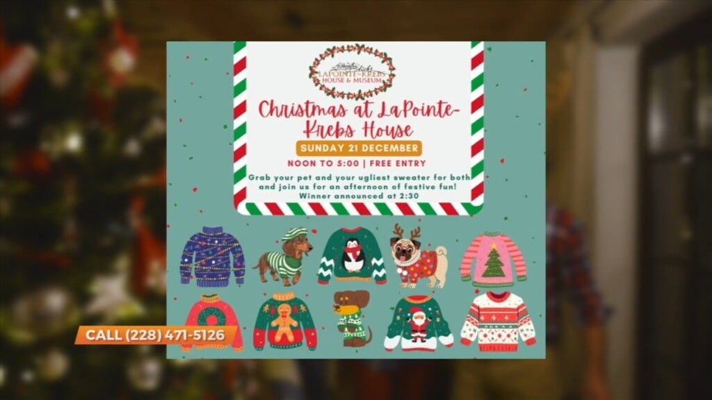 Christmas At La Pointe Krebs House In Pascagoula