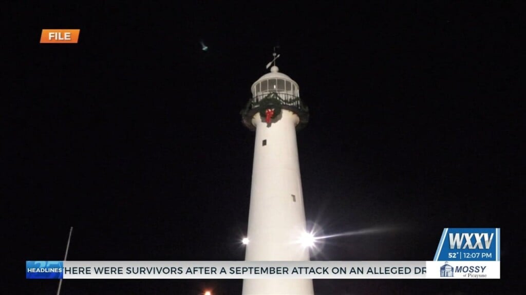 Lighting Of The Lighthouse Still On In Biloxi