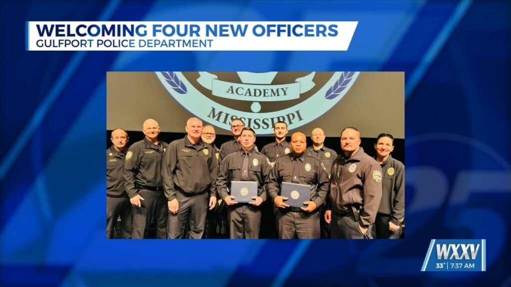 Gulfport Police Department Welcomes New Officers