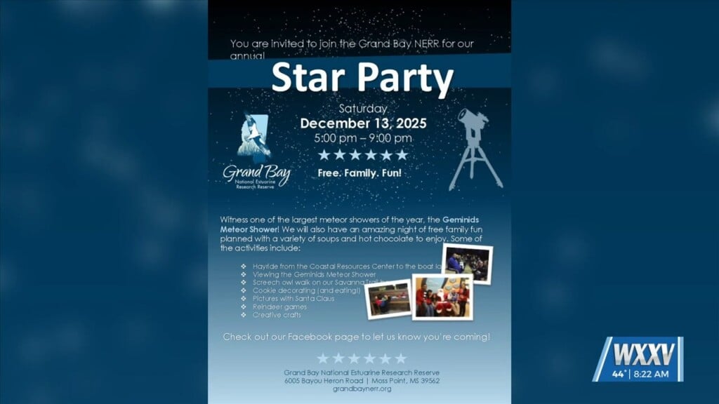 Grand Bay National Estuarine Research Reserve Holding Star Party