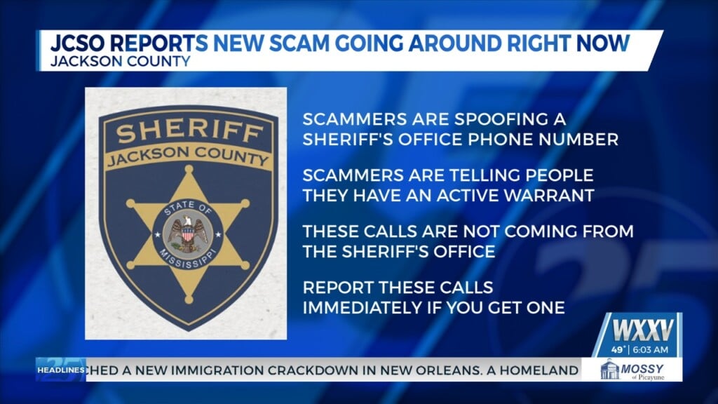 Jackson County Sheriff’s Office Warns Of New Scam Going Around