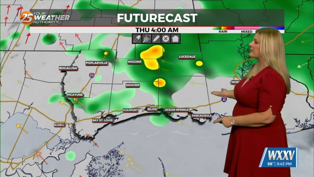 More Showers Thursday Then Dry Through The Weekend