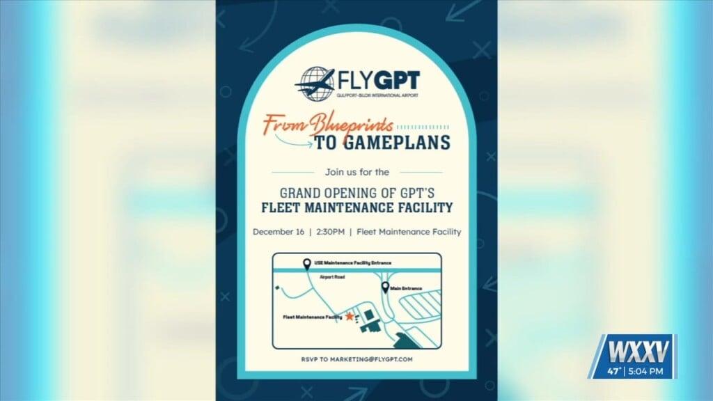 Gulfport Biloxi International Airport Opening New Fleet Maintenance Facility