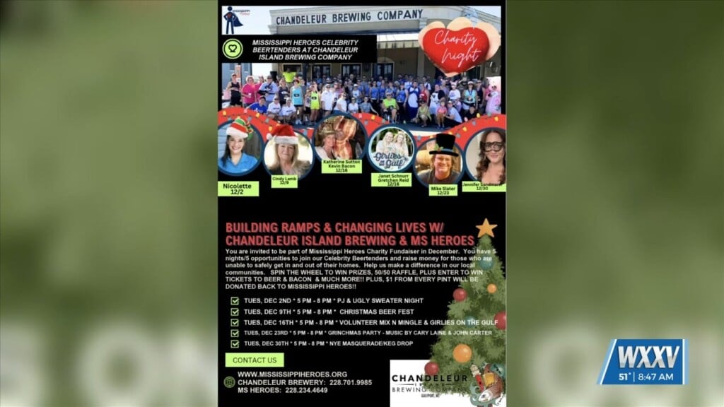 Chandeleur Brewing Supporting Mississippi Heroes For The Month Of December
