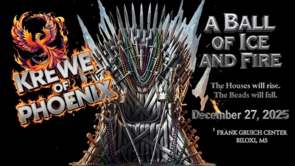 The Krewe Of Phoenix Holding ‘a Ball Of Ice And Fire’