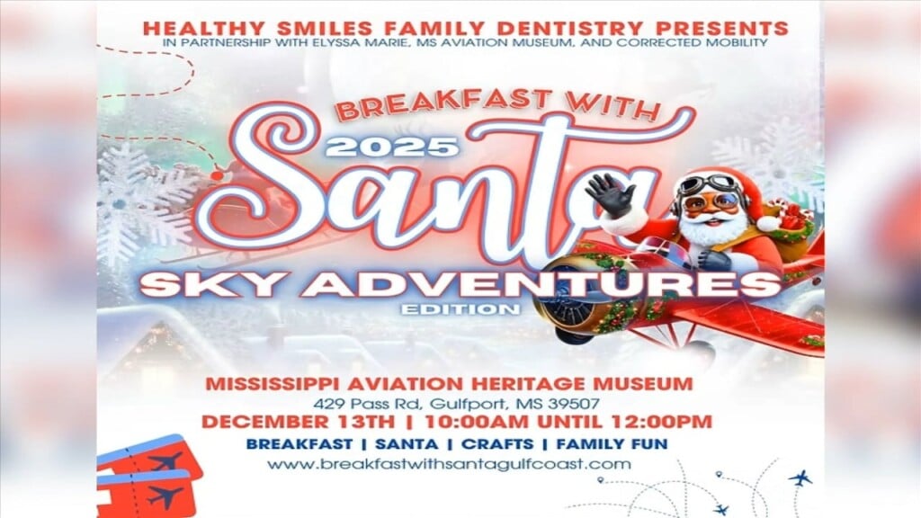 Breakfast With Santa At The Mississippi Aviation Heritage Museum