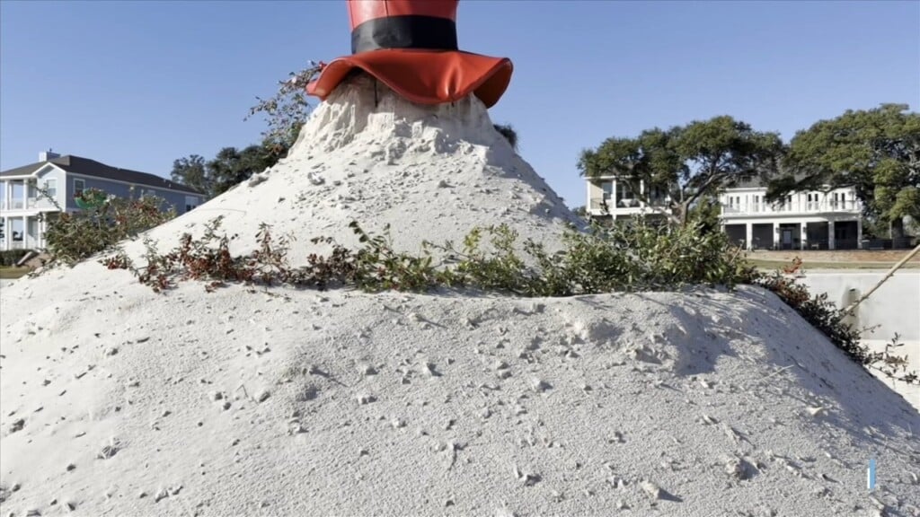 Sandyman Is Back And Fully Decorated In Pass Christian