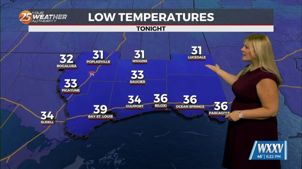 Cold Tonight, Warming On Wednesday