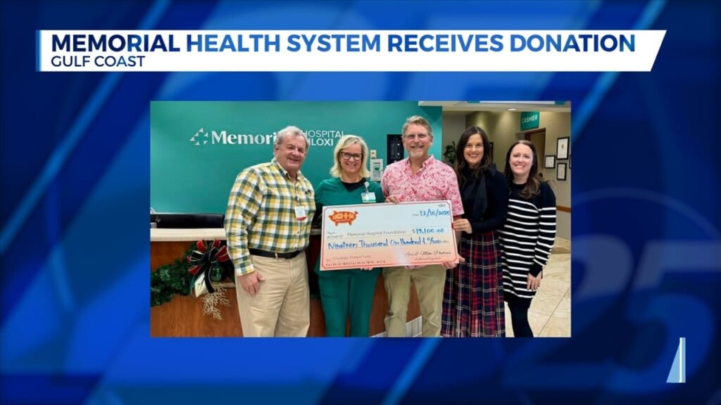 Memorial Health System Receives Generous Donation