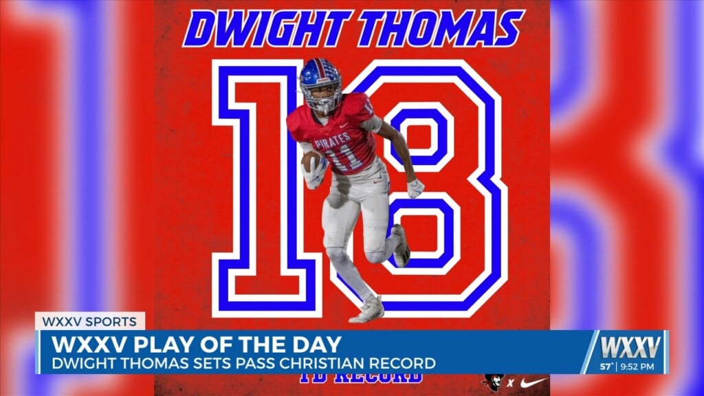 Pass Christian's Dwight Thomas Sets Single Season Receiving Touchdowns Record!