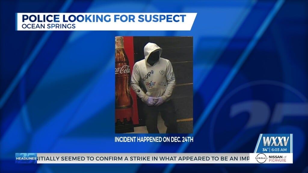 Ocean Springs Pd Looking For Suspect Wanted For Malicious Mischief