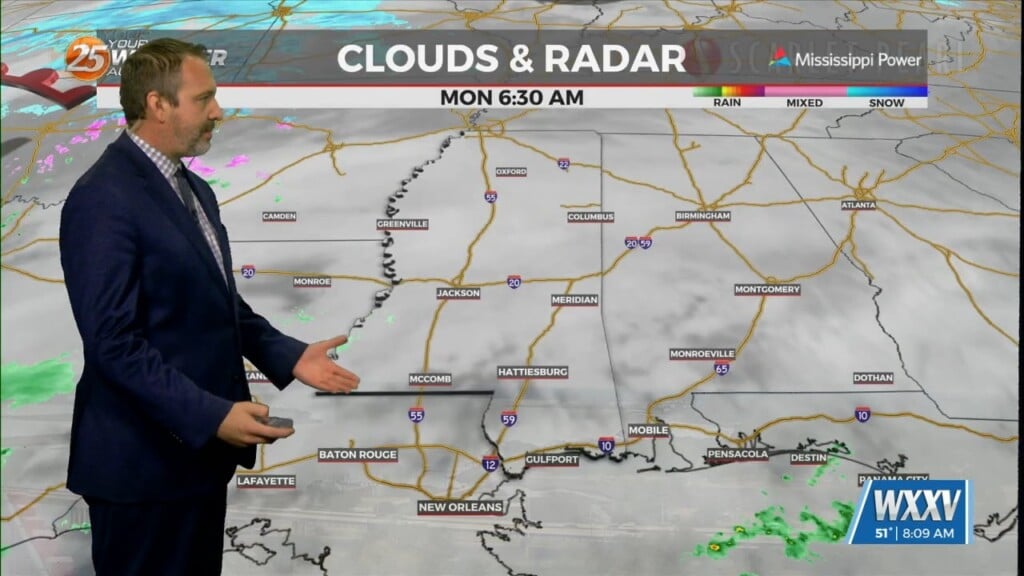 12/01 Ryan's "cool & Cloudy" Monday Morning Forecast