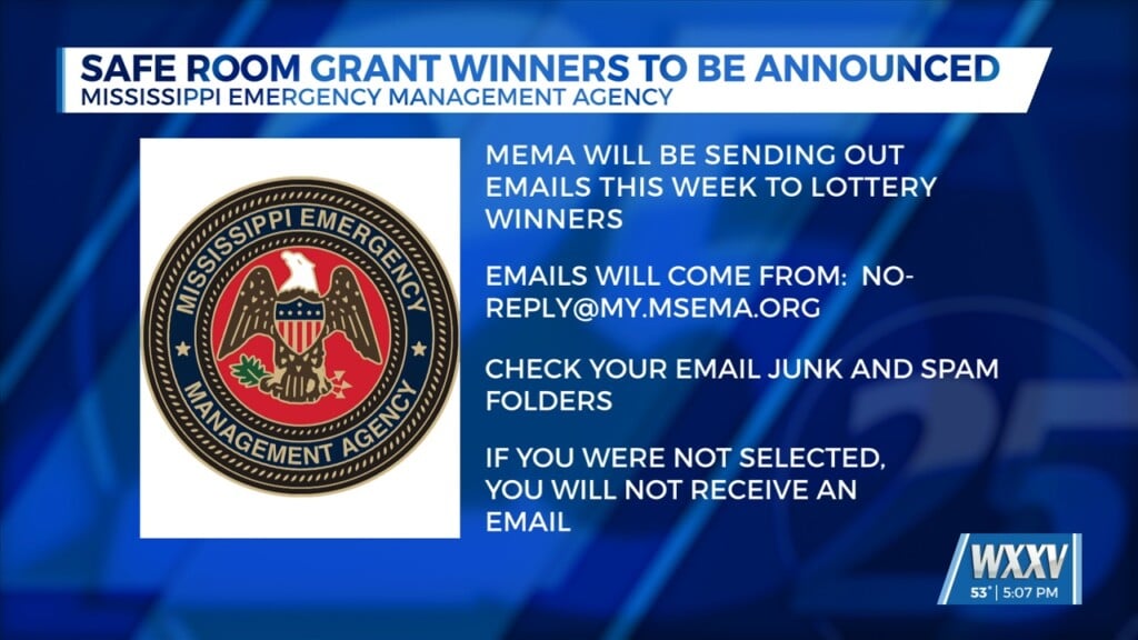 Mema To Announce Winners Of Safe Room Grant