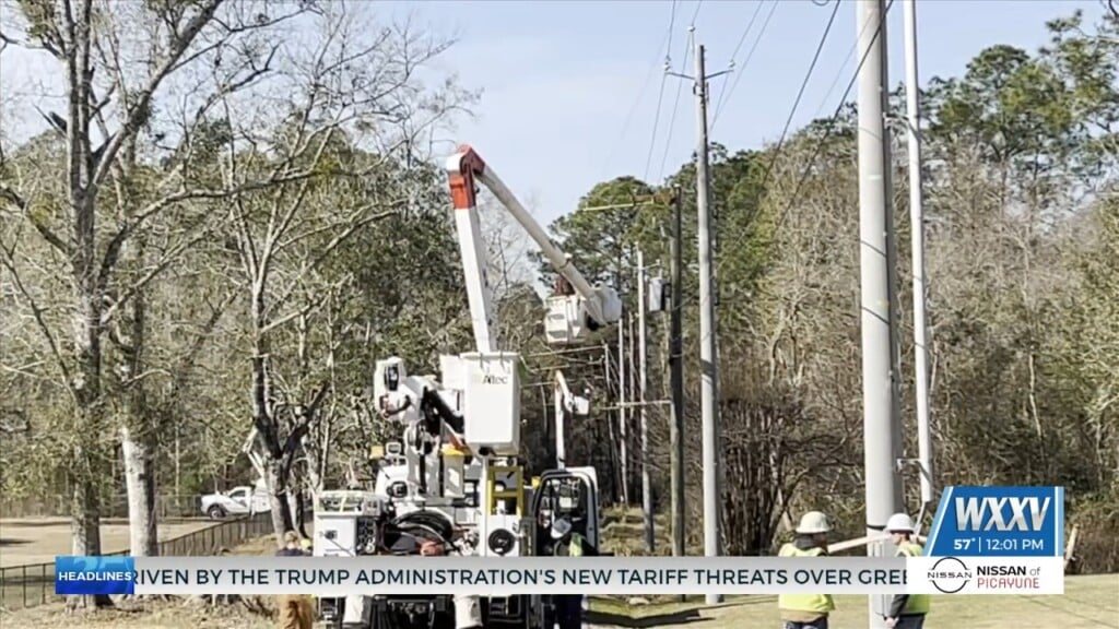 Mississippi Power Working On Power Infrastructure Upgrades In Lyman