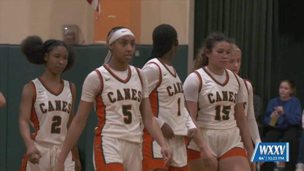 Lady Canes Come Out Of Tough Fight On Top Defeating Hancock 44 28!